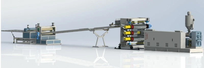 Γραμμή συνεξώθησης πλακών ABS 1500 mm