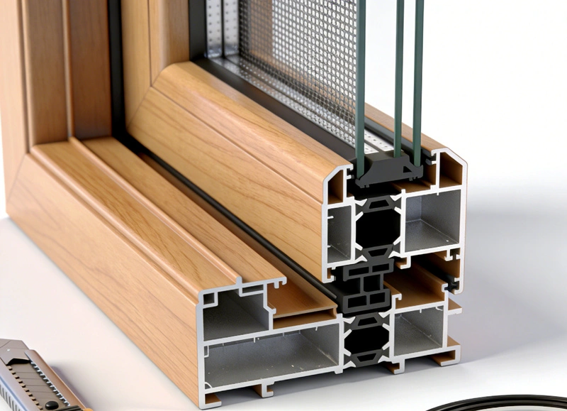 Μηχανή εξώθησης προφίλ παραθύρων και πόρτας ABS