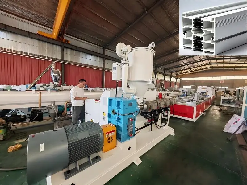 Μηχάνημα προφίλ πόρτας παραθύρου ABS