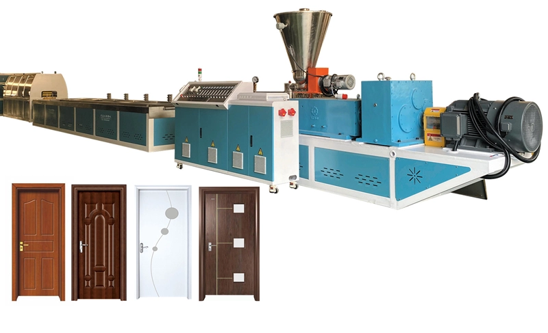 WPC door machine
