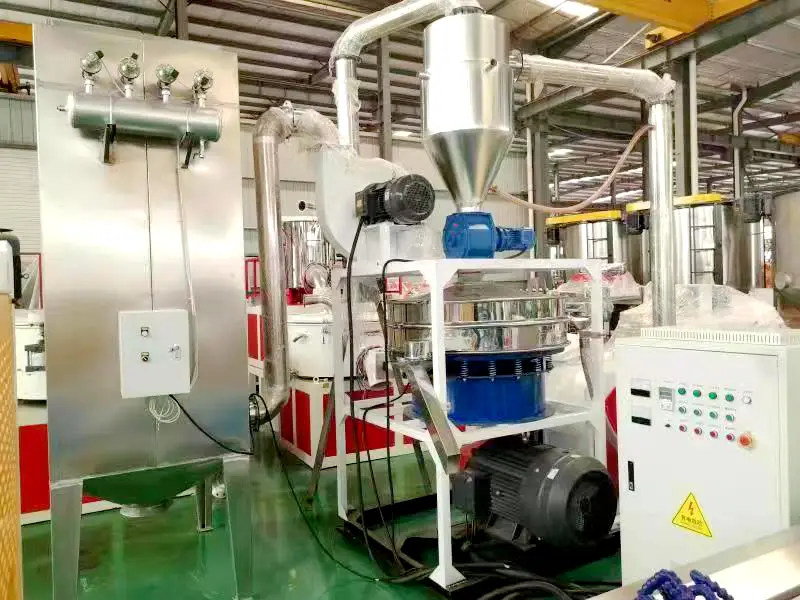 Μηχανή σύνθλιψης και λείανσης PVC